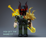 You get the name