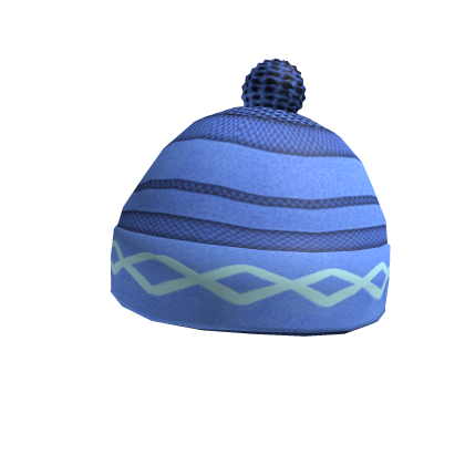 Blue Wool Winter Hat