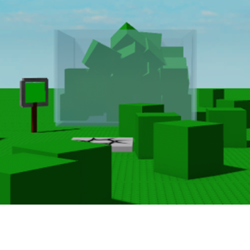 Click The Button To Spawn A Green Block