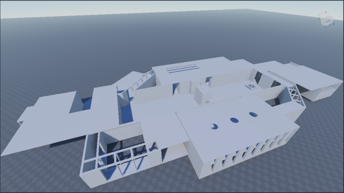 Modern Public Building - FPS Model Map preview 3