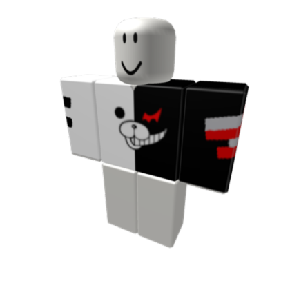 😎DANGANRONPA Hoodie w Red white black sleeves 😎 Roblox decal