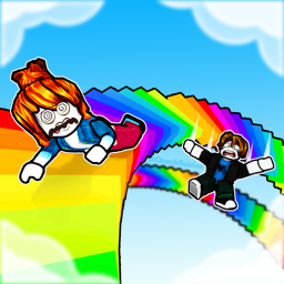 Climb 2000 Rainbow Stairs To VIP Obby