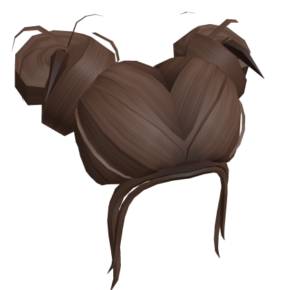 Brunette Trendy Messy Buns Roblox item