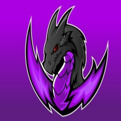 Cool Black Dragon Logo Roblox decal