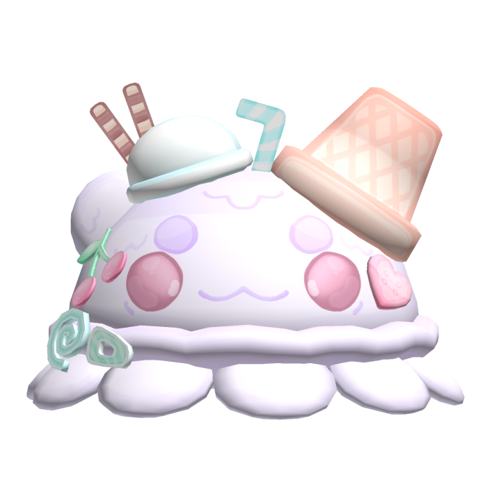 Pale Pink Axolotl Hat