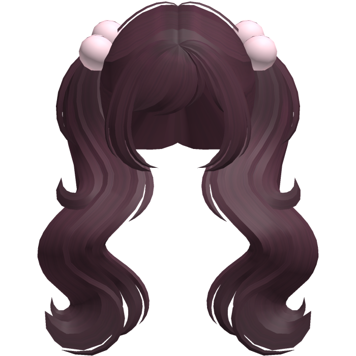 ♡ adorable huge princess pigtails (berry red)