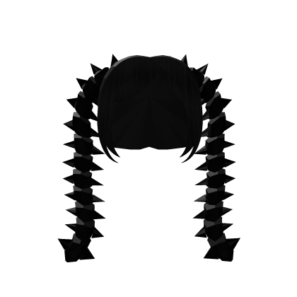 Black Spiky Centipede Pigtails