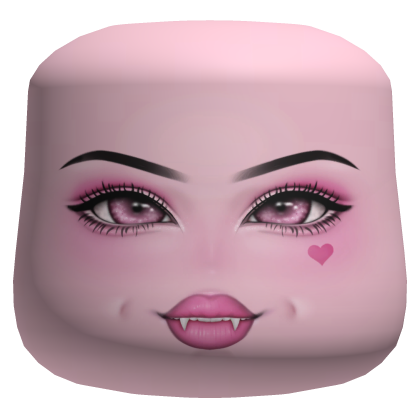 Cute Pink Vamp Dimple Makeup
