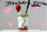- strawberry mocha green tea -