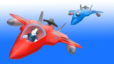 ✈RED VS BLUE PLANE WARS!