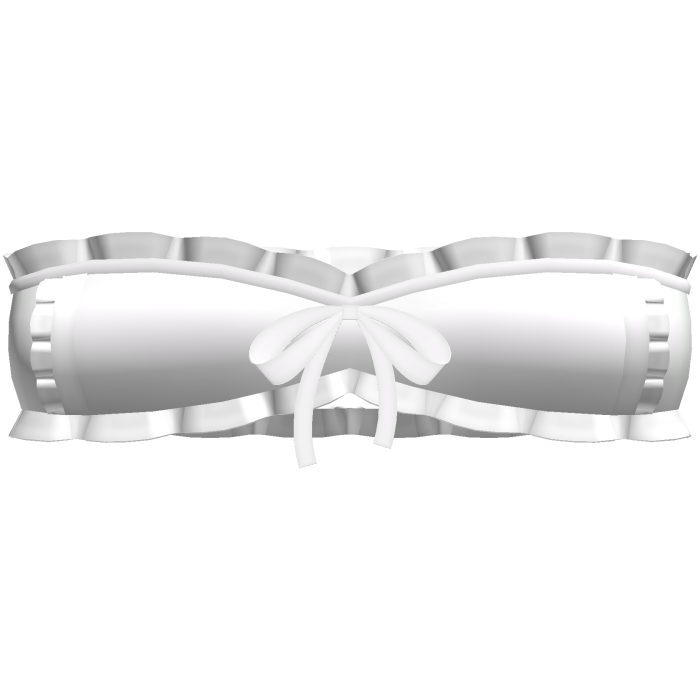 adorable white ruffle tied top