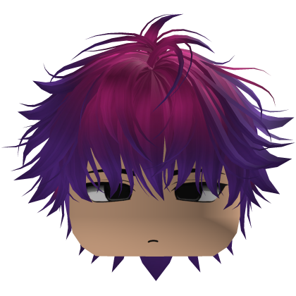 Cute Y2K emo pink hair
