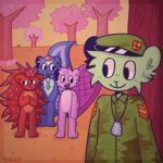 •Flippy the military•