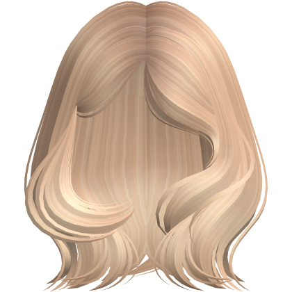 Wispy Short Messy Cute Blonde Hair Roblox item