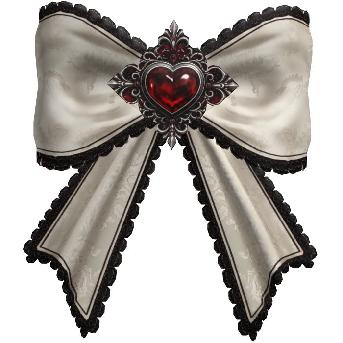 Goth Vampire Hair Bow