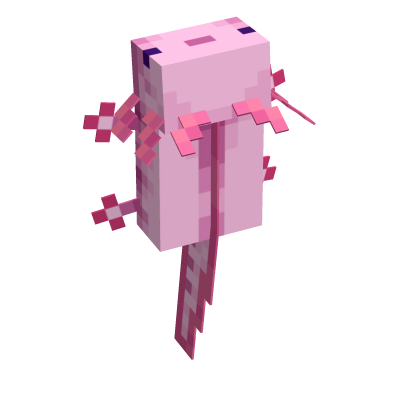 Pink Axolotl Backpack Roblox item
