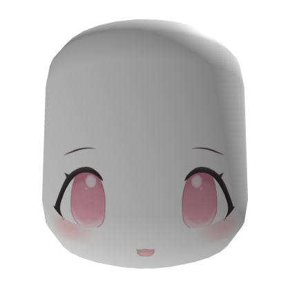 Happy Cute Chibi Smile Kawaii Cutecore (Pink) Roblox item