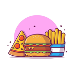 HAMBURGER E PIZZA