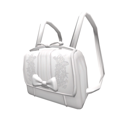 White Adorable Backpack