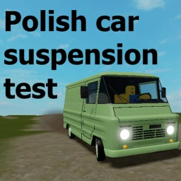 Polish car suspension test icon