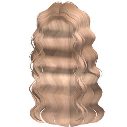 Fresh Curly Wispy Preppy Blonde Hair Roblox item