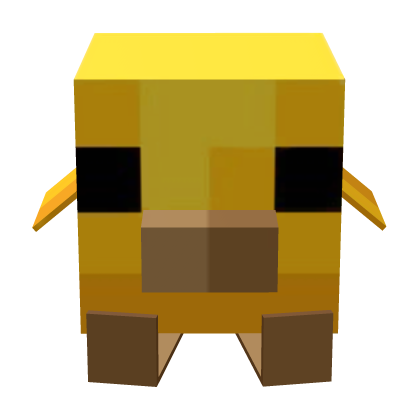 8 Bit Chick Sitting on Head