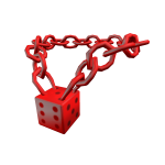 Red Dice Bling Necklace