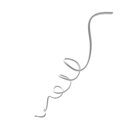 White Coiled Imp Tail
