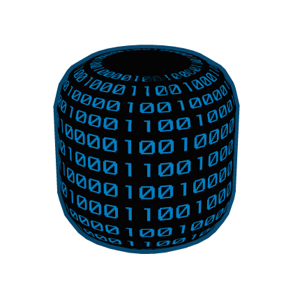 XL Blue Animated Hacker Head thumbnail