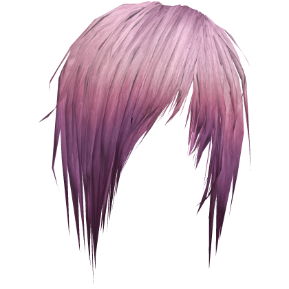Sideswept Fringe Addon`pink/black Roblox item