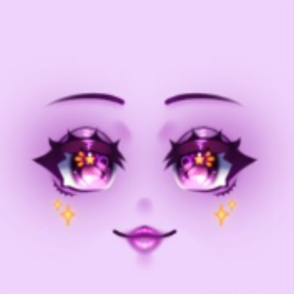 Purple Alien Face Roblox decal