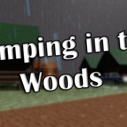 Camping in the woods