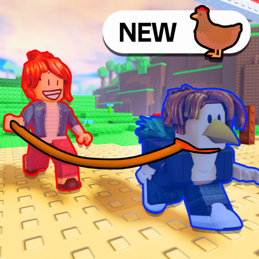 Chicken Walk 🐔 [2 Player Obby] official Roblox game thumbnail