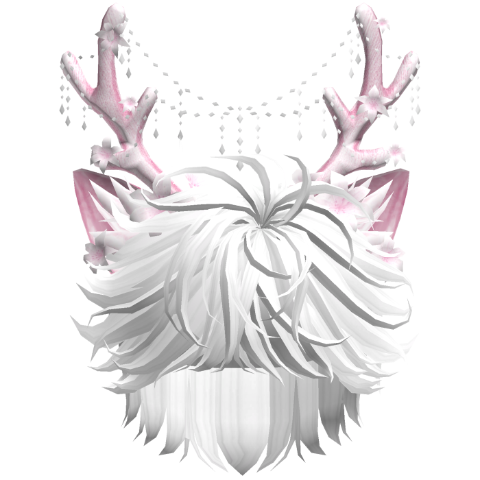 Christmas Messy Hair w/ Antlers