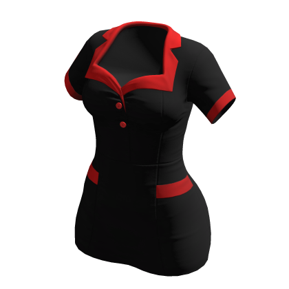 Black Nurse Dress Halloween Uniform Costume Horror