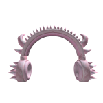 Pastel Pink Spike Headphones