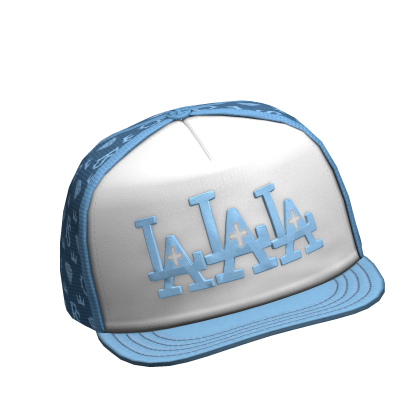 Blue Triple LA Trucker Cap