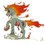 The Colourful Zombifying Unicorn