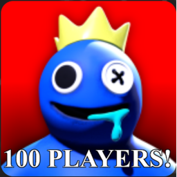 Rainbow Friends But It's 100 Players