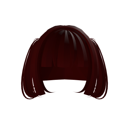 ♡ vamp emo cute short pigtails red
