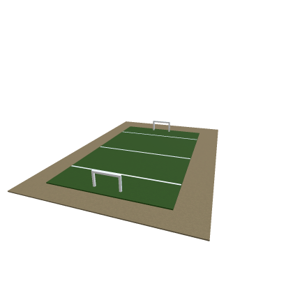Soccer field homemade