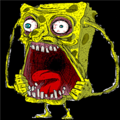 scary-spongebob Roblox decal