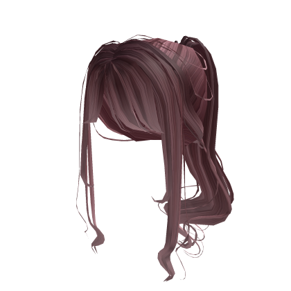cute elegant rose pink high pony Roblox item