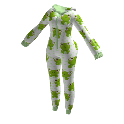 🐸 Cute Frog Onesie Romper Pajamas