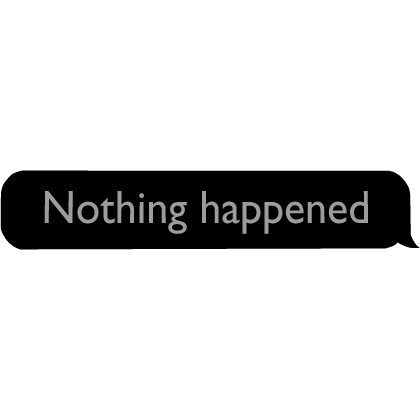 nothing happened text | swordman aura shoulder