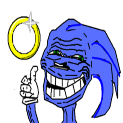 Sonic Trollface Roblox decal