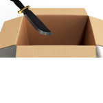 Sharpen cardboard
