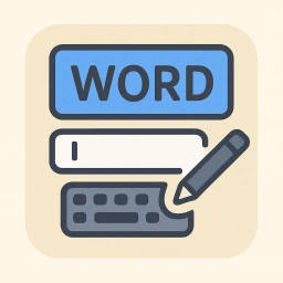 Word study tool icon