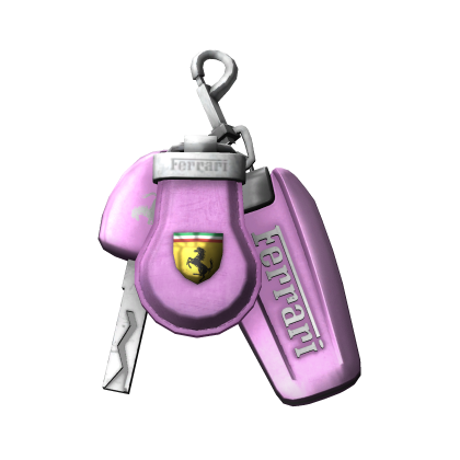 Pink Luxury Race Car Keys (R15) thumbnail