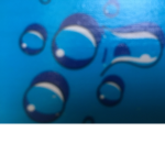 The water droplets